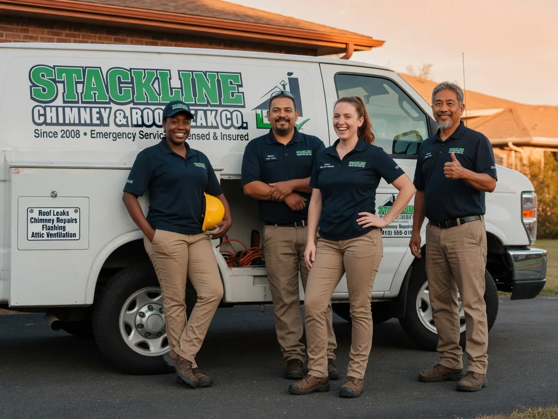 Chimney flashing repair company in Plainfield, OH